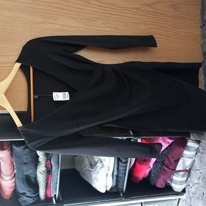 Le chateau Asymmetrical Long Sleeve Dress